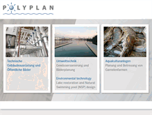 Tablet Screenshot of polyplan-gmbh.de